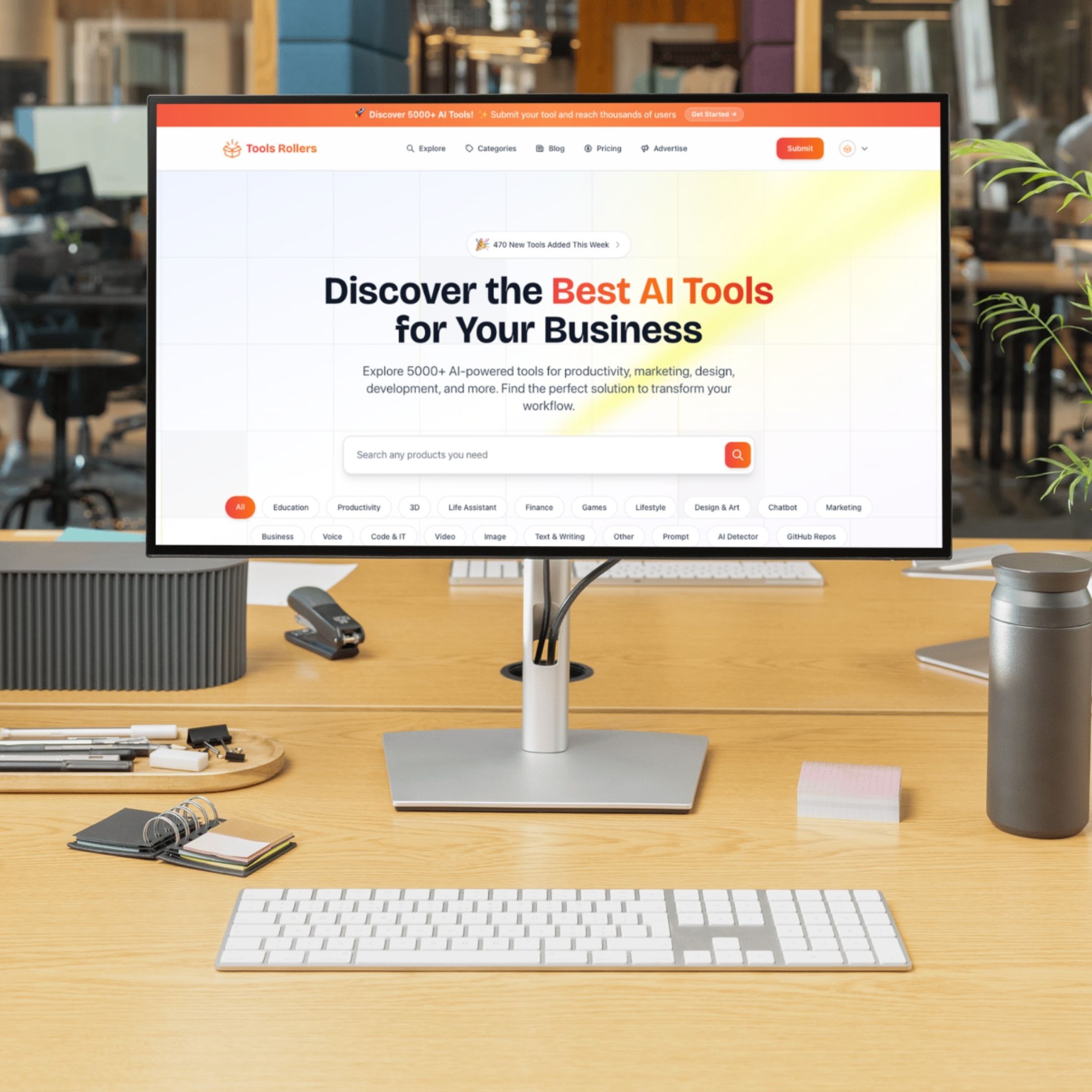 ToolsRoller – Discover the Best AI Tools for Your Business | Startup Fast