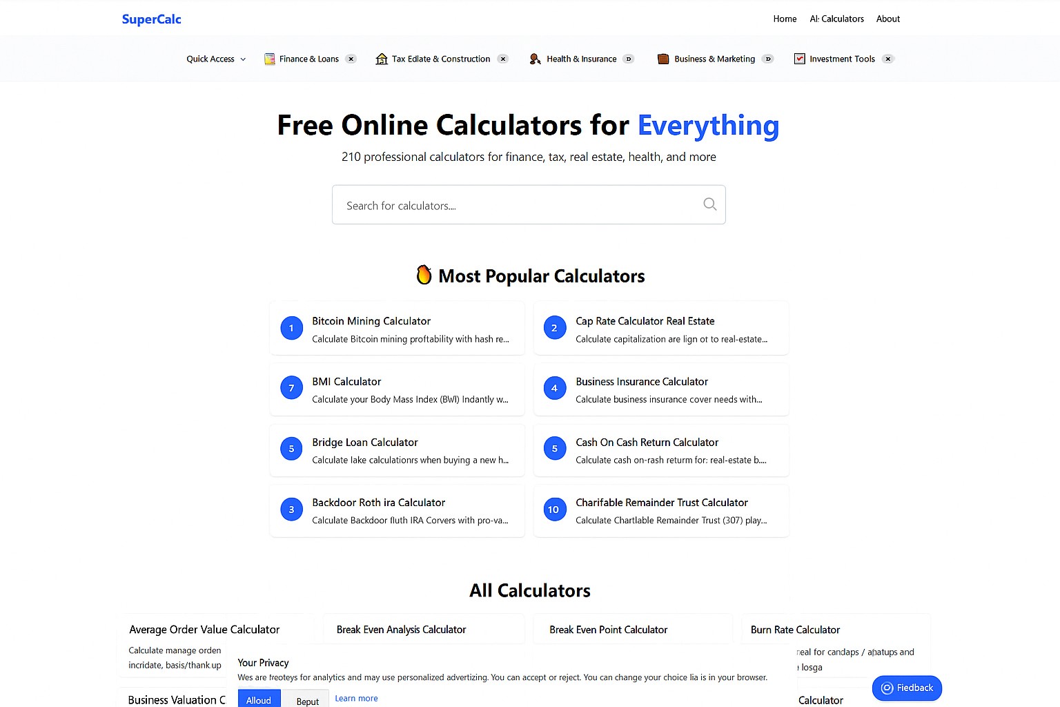 SuperCalc | Startup Fast