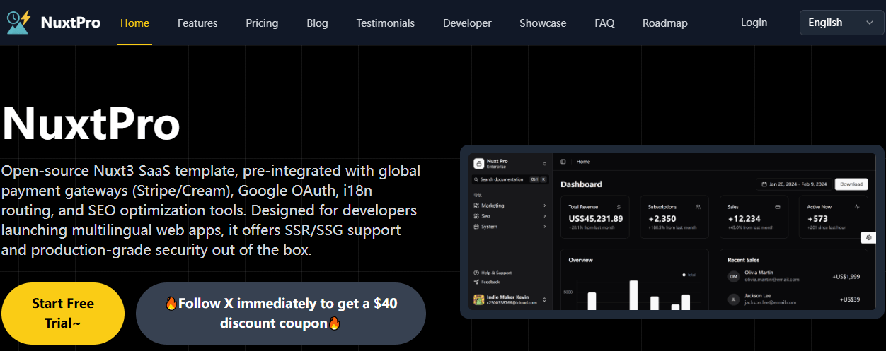 NuxtPro | Startup Fast